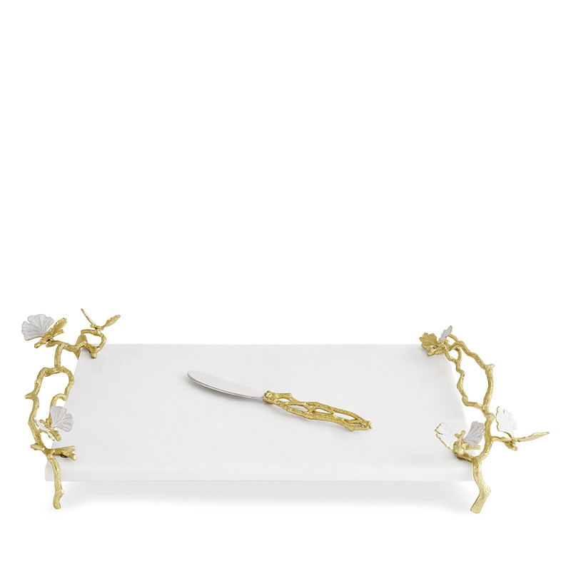 Michael Aram Butterfly Ginkgo Gold Cheeseboard w/ Spreader | Bloomingdale's (US)