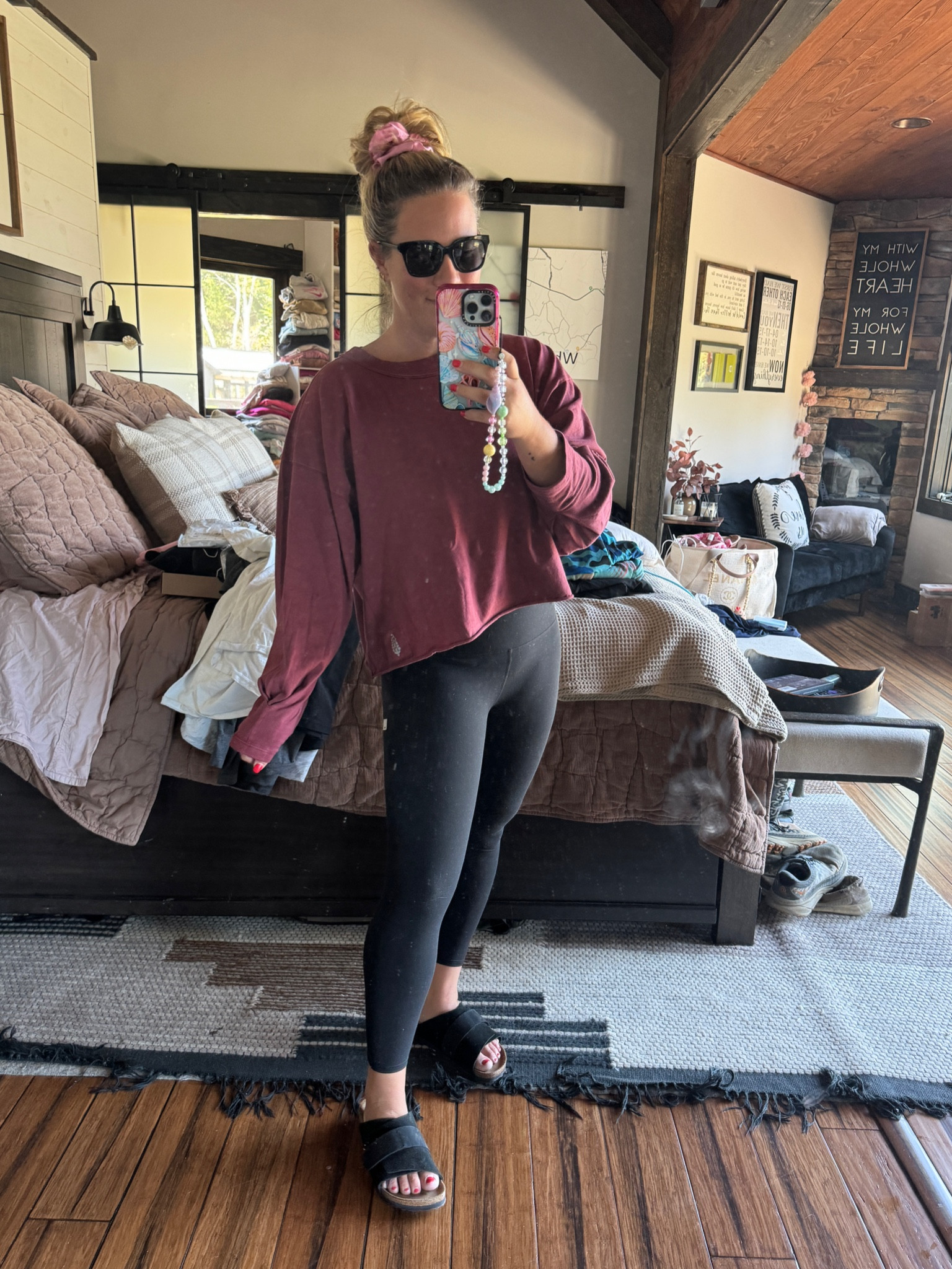 Fall weather lounge wear. Casual outfit. Athletic fit. School pick up outfit. 

#LTKShoeCrush #LTKSeasonal #LTKBacktoSchool