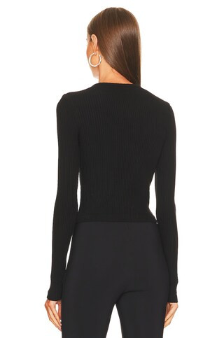 AGOLDE Alma Shrunken Crew Neck Tee in Black from Revolve.com | Revolve Clothing (Global)