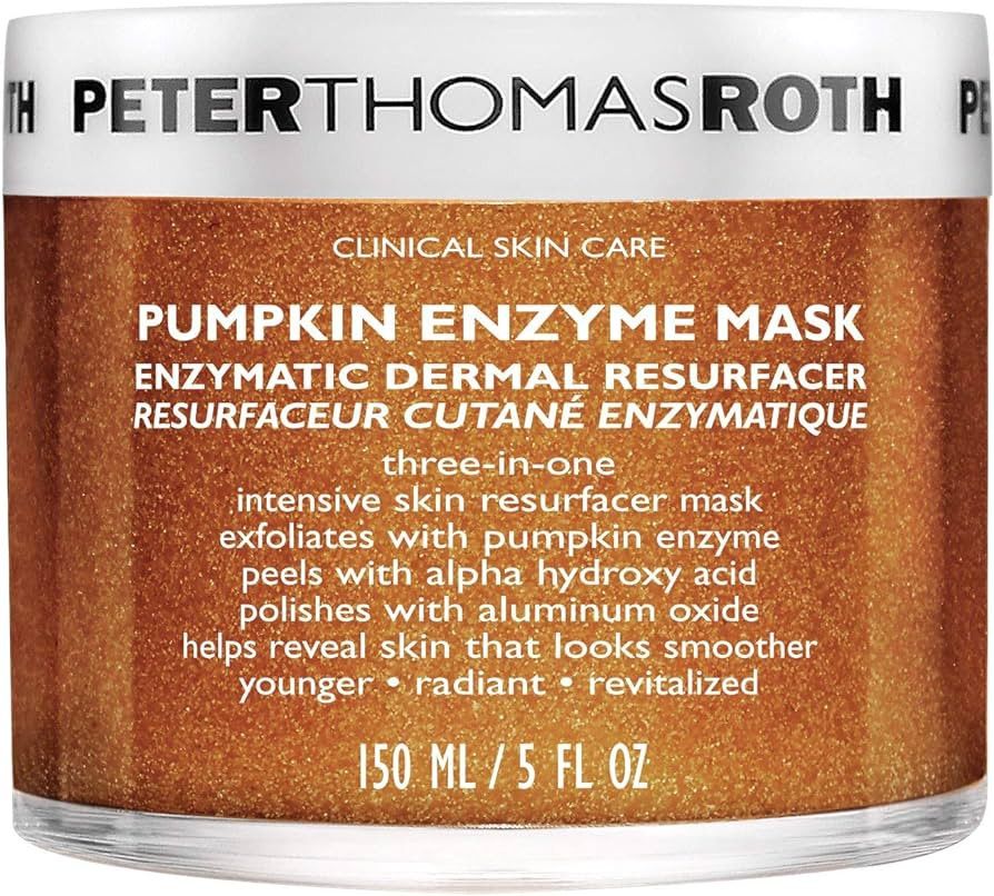 Peter Thomas Roth | Pumpkin Enzyme Mask | Enzymatic Dermal Resurfacer, Exfoliating Pumpkin Facial... | Amazon (US)