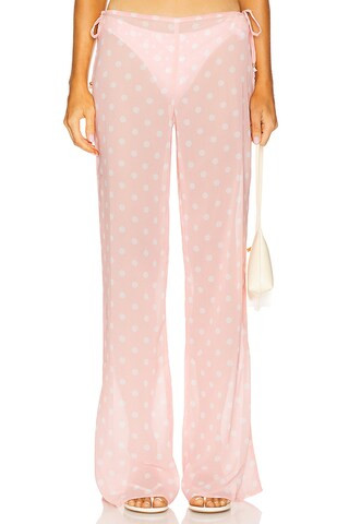 Bananhot Toya Pants in Peach Polka from Revolve.com | Revolve Clothing (Global)