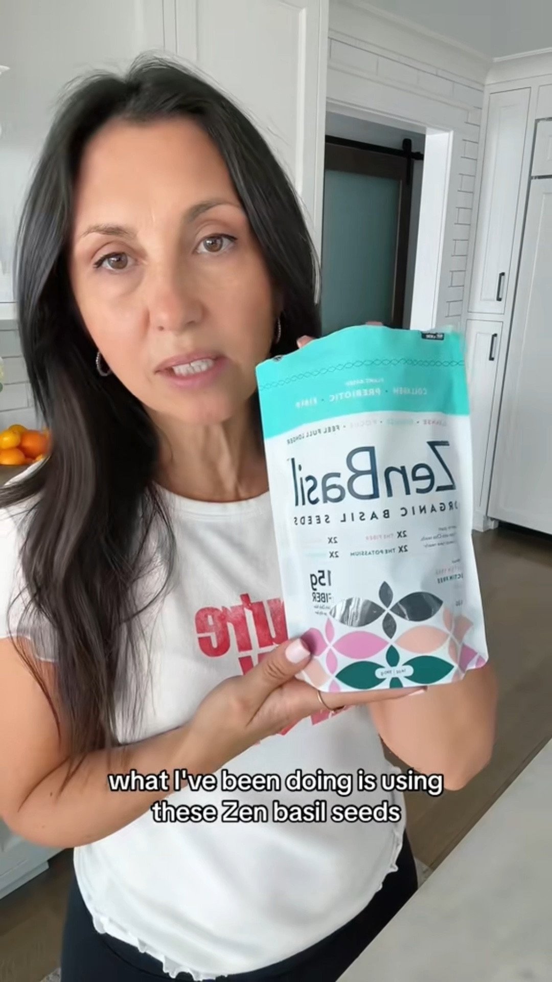 Zen Basil seeds for more fiber. They’re like chia seeds but they have more fiber. #morningroutine 