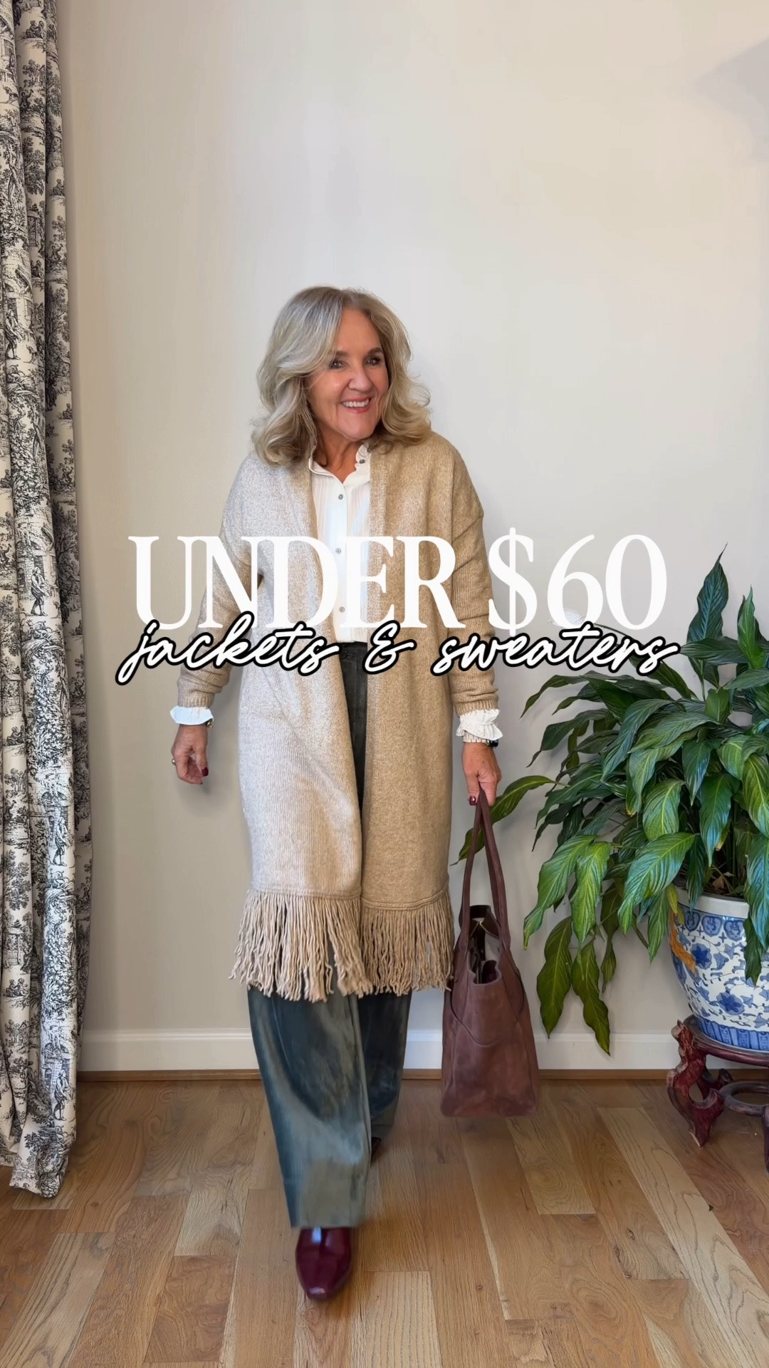 @kohls #kohls #kohlspartner #kohlsfinds

Wearing a medium or 8 in all. The plaid jacket I’m wearing the med/8 petite 
The pants are not corduroy, they’re more like a ribbed velour