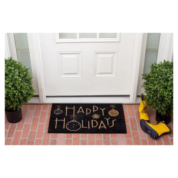Floinn Non-Slip Christmas Outdoor Doormat | Wayfair North America