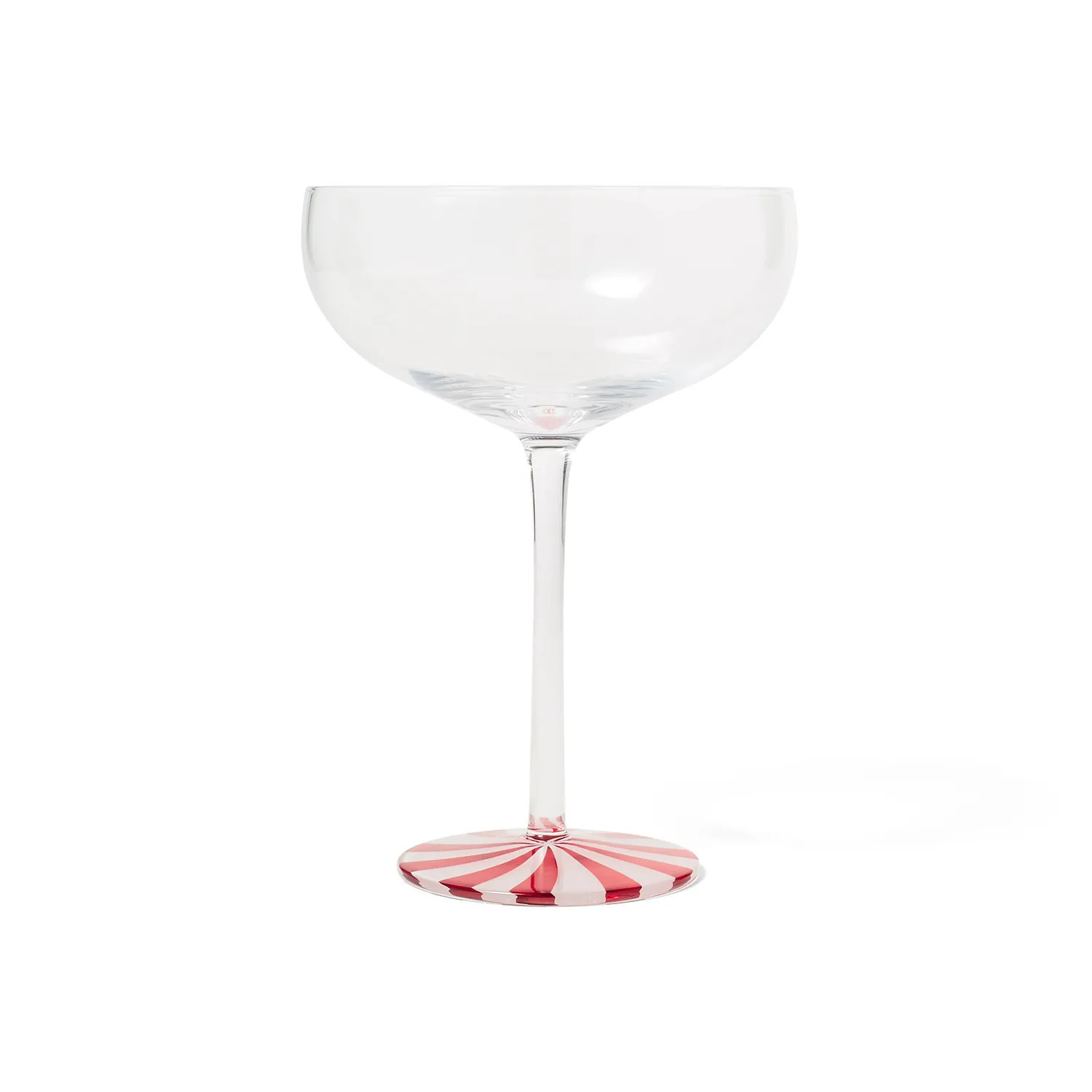 Sur La Table Peppermint Coupe Glass | Sur La Table