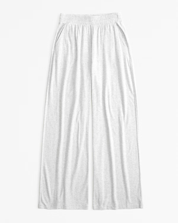 Lounge Brushed Wide Leg Sweatpant | Abercrombie & Fitch (US)