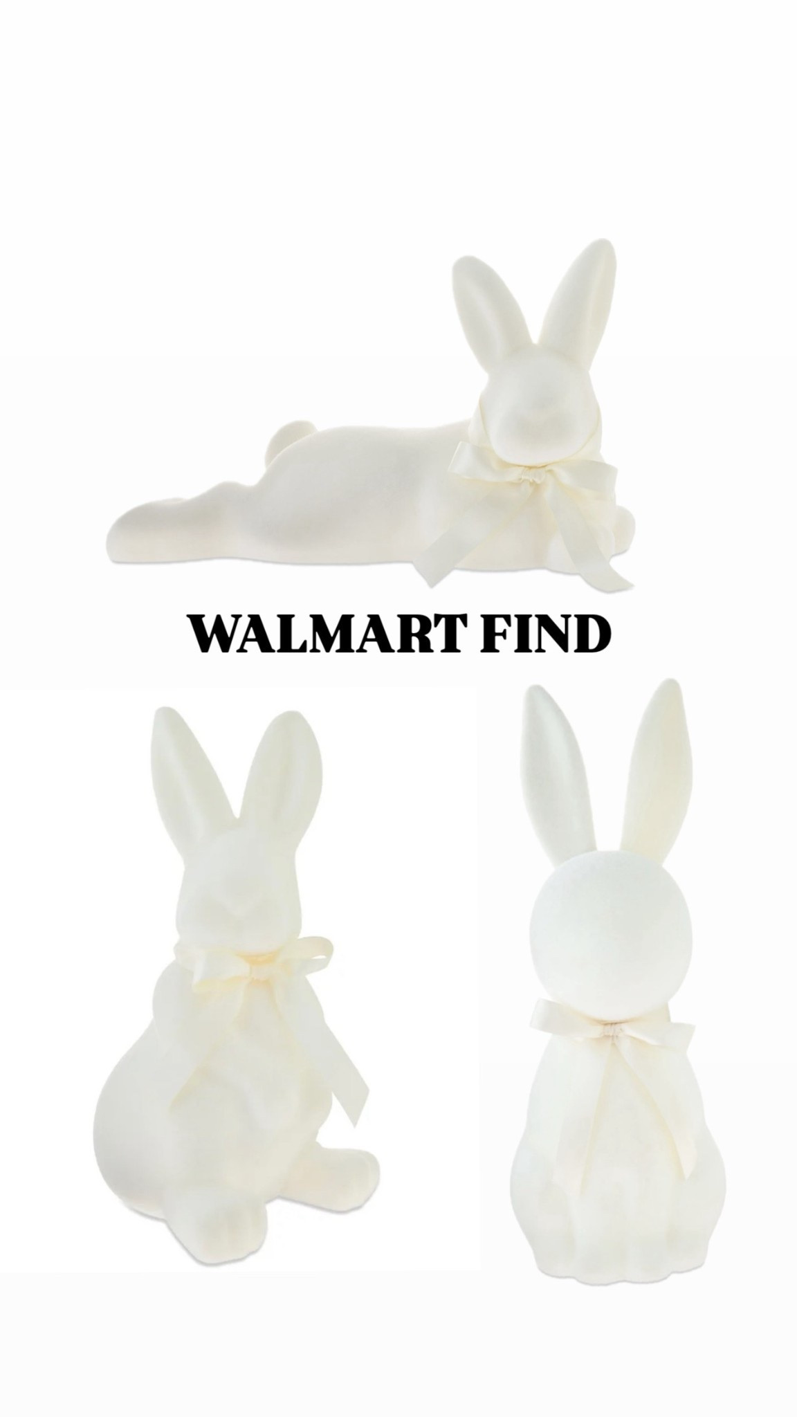 Flocked Laying Bunny Tabletop Decoration, Ivory, 10", Easter by Way To Celebrate
Ceramic bunnies 


#LTKSpringSale #LTKHome #LTKSeasonal
