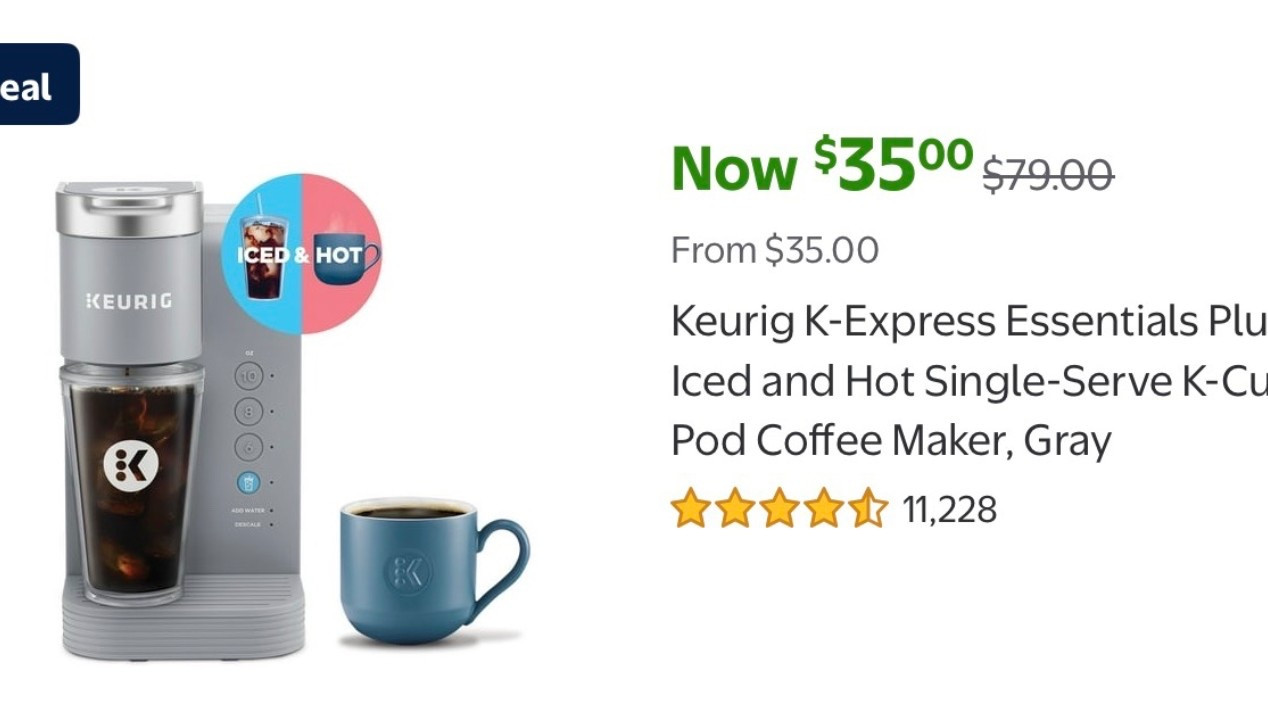 ☕️ Keurig ☕️

K-Express Essentials Plus, Iced and Hot Single-Serve K-Cup Pod Coffee Maker, Gray



Trending // gift inspo// Keurig // my life Christine vinci 

#LTKHoliday #LTKCyberWeek #LTKGiftGuide