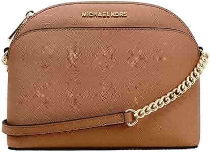 Michael Kors Emmy Saffiano Leather Medium Crossbody Bag (Black Saffiano): Handbags: Amazon.com | Amazon (US)