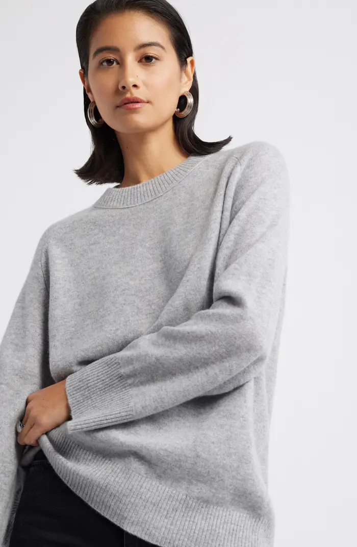 Relaxed Cashmere Crewneck Sweater | Nordstrom