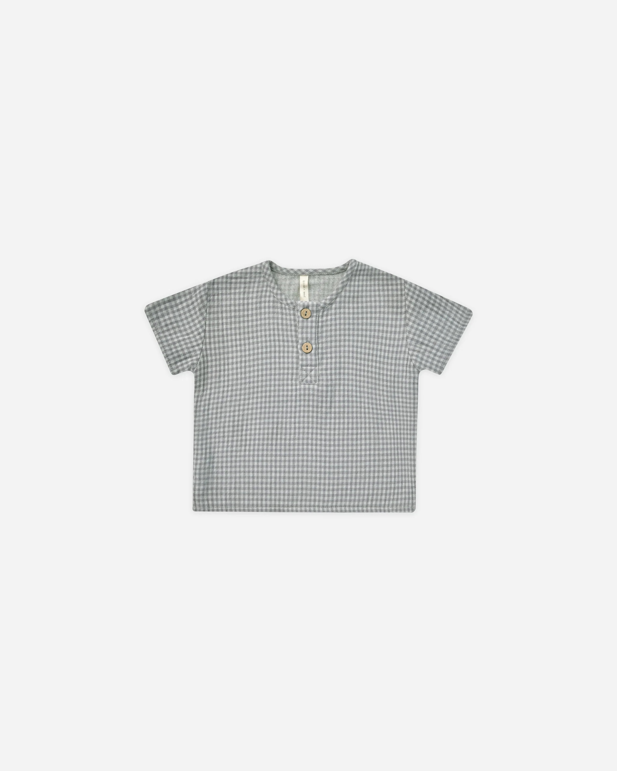 Henry Top || Blue Gingham | Rylee + Cru