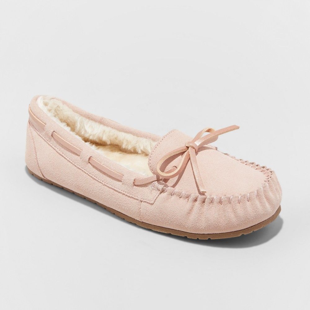 Women's Chia Suede Slippers Blush 9 | Target