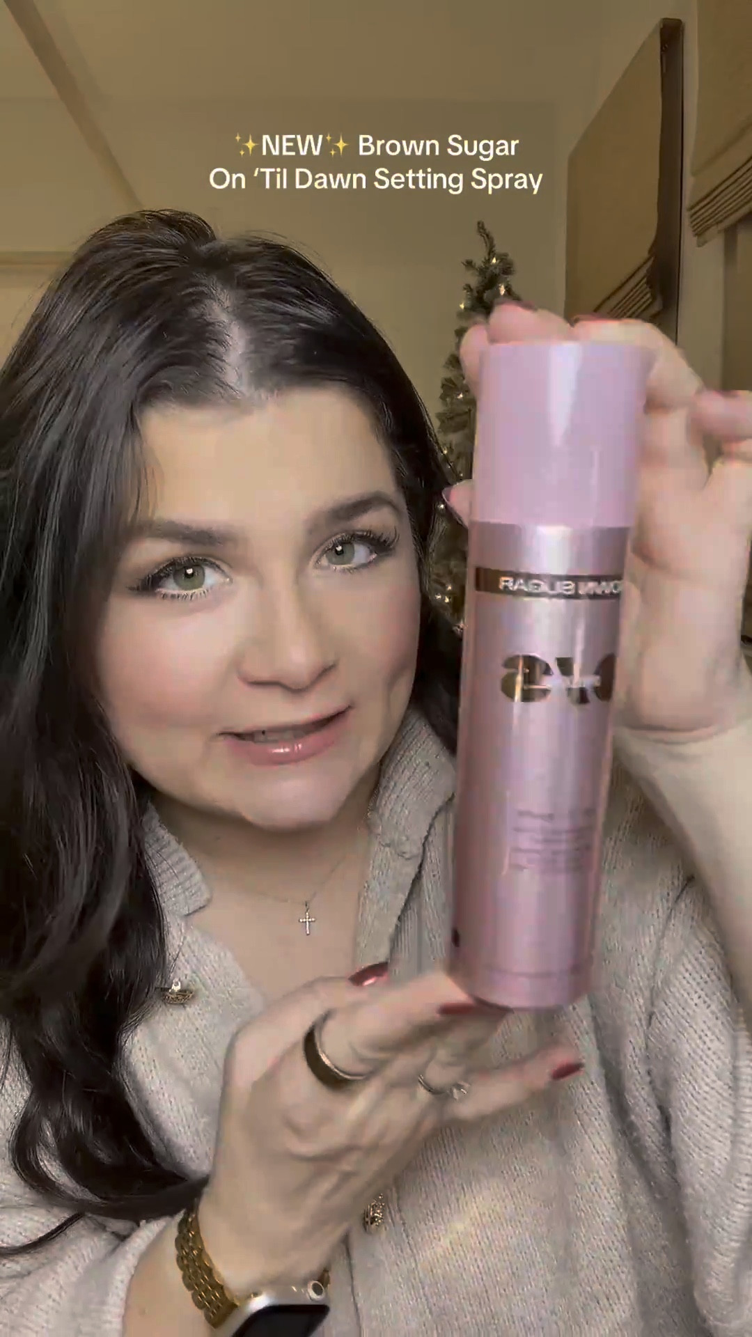 The BRAND NEW ✨brown sugar✨ glitter On ‘Til Dawn setting spray from One/Size is here and I am blown away 😍😍😍 a gorgeous bronze shimmer built into a setting spray formula we all know and love— gives yours makeup 16 hours of wear and makes it waterproof, sweat proof, and transfer proof. Grab it before it’s gone bc this is going to go FAST! 🤎#onesizebeauty #ontildawn #settingspray #glitterspray #newinbeauty @ONE SIZE BEAUTY 

 #LTKHoliday #LTKgrwm #LTKBeauty