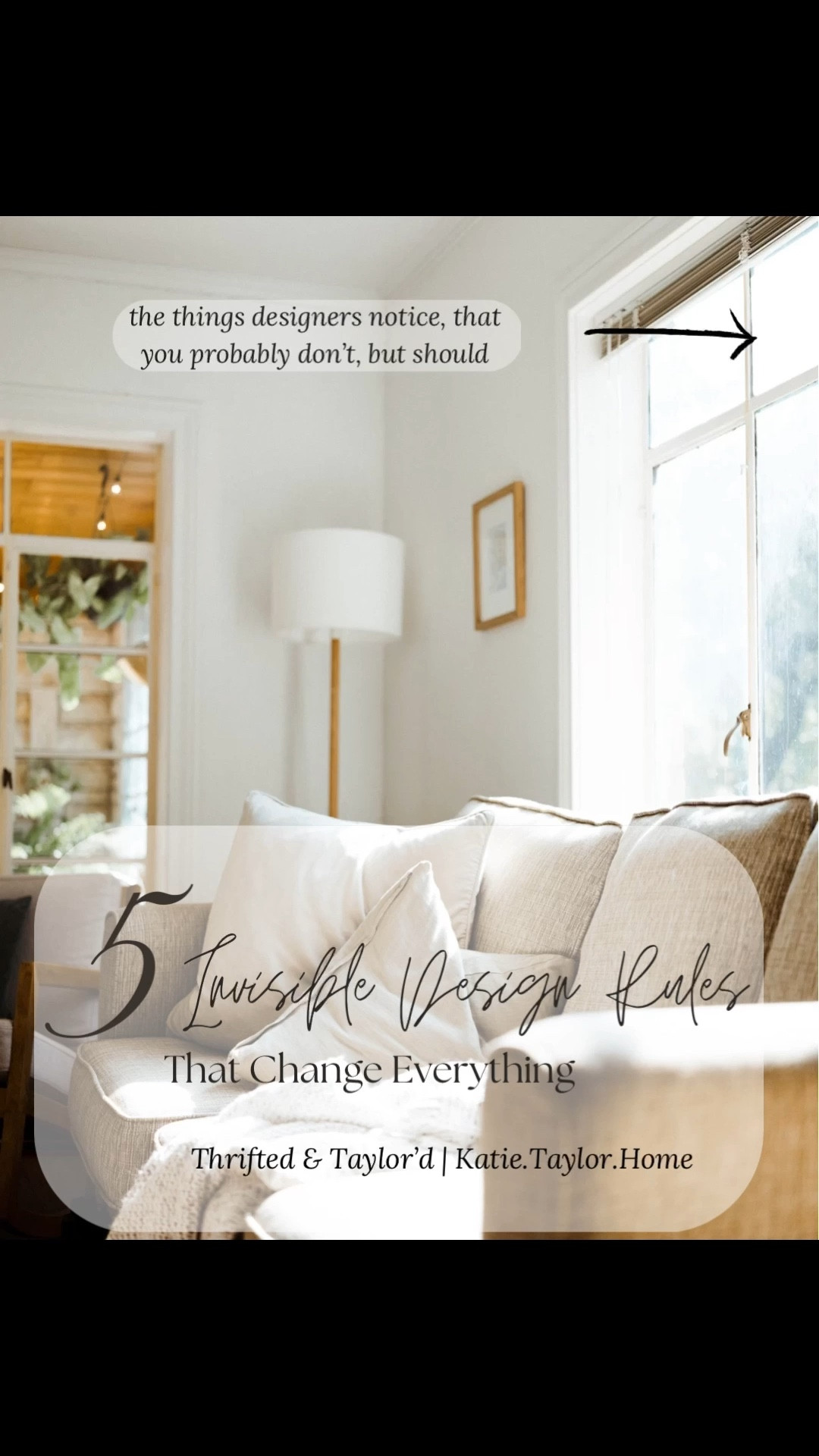 There are certain things designers do that most people never notice — but you feel them when you walk into a well-styled space.
These are the invisible design rules that quietly pull a room together:
* Leaving intentional pauses
* Balancing visual weight
* Repeating shapes
* Layering light temperatures
* And editing through your camera lens
They might sound small, but they change everything about how a space looks and feels. 
Save these tips for your next home design project. 

#LTKHome #LTKStyleTip