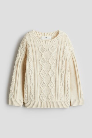 H & M - Cable-Knit Sweater - Beige | H&M (US + CA)