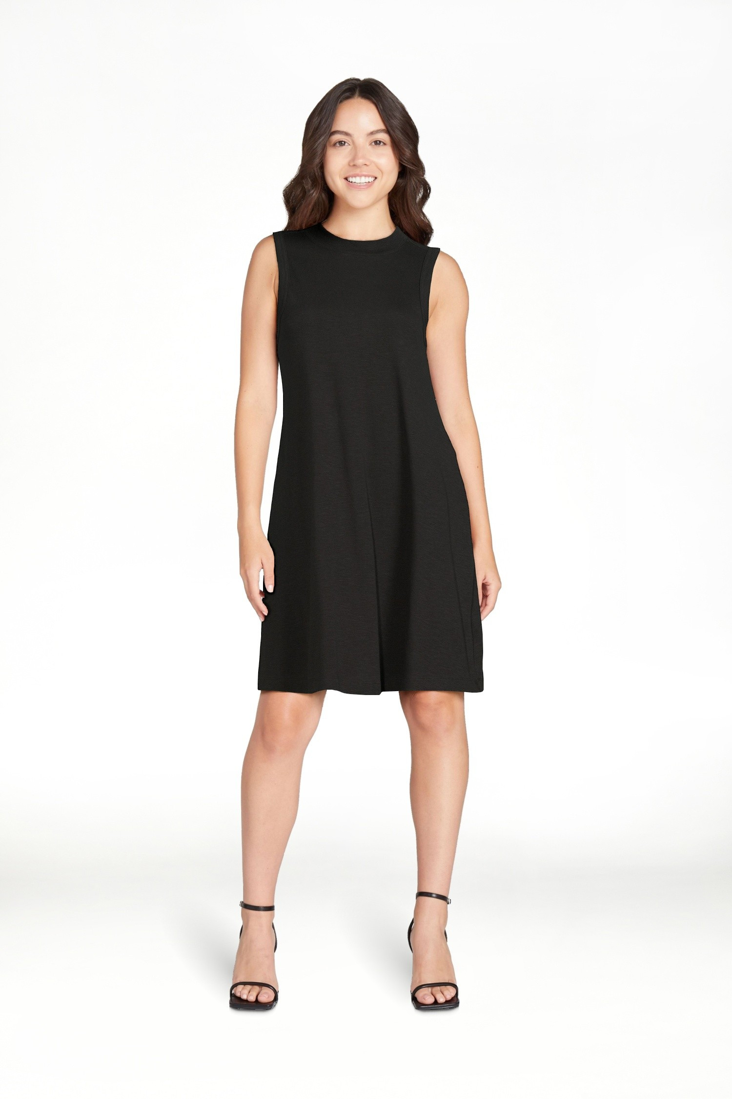 Free Assembly Sleeveless Mock Neck A-line Dress (Women's), 1 Count, 1 Pack | Walmart (US)