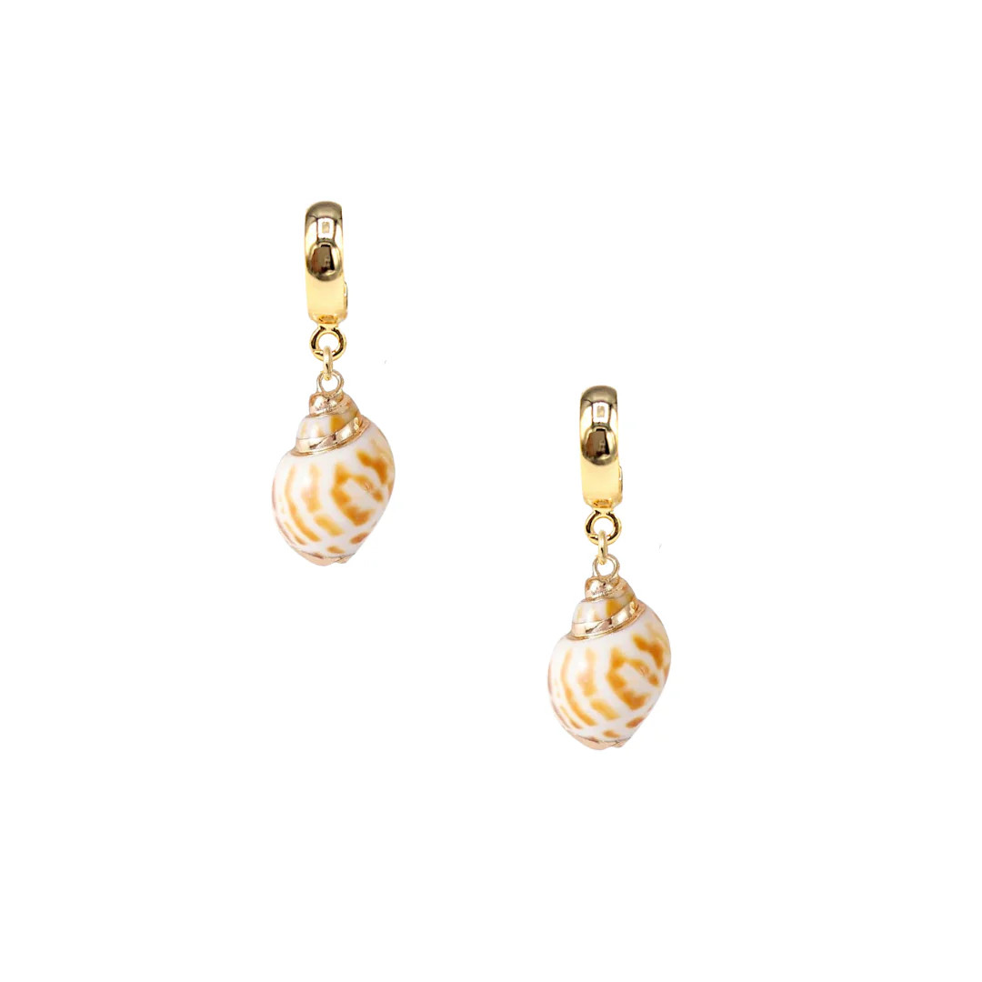 Conch Seashell Hoop | Neely Phelan