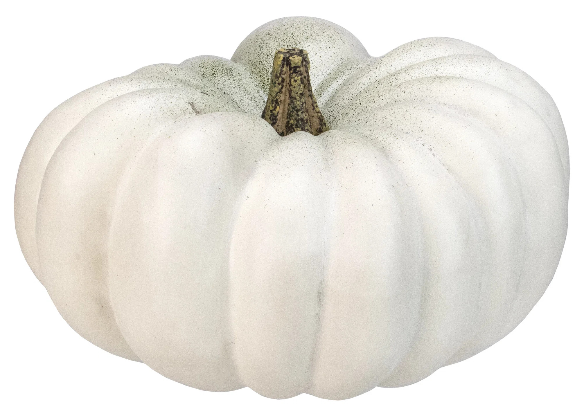 Northlight Seasonal 14" White Pumpkin Halloween Statue | Wayfair | Wayfair North America