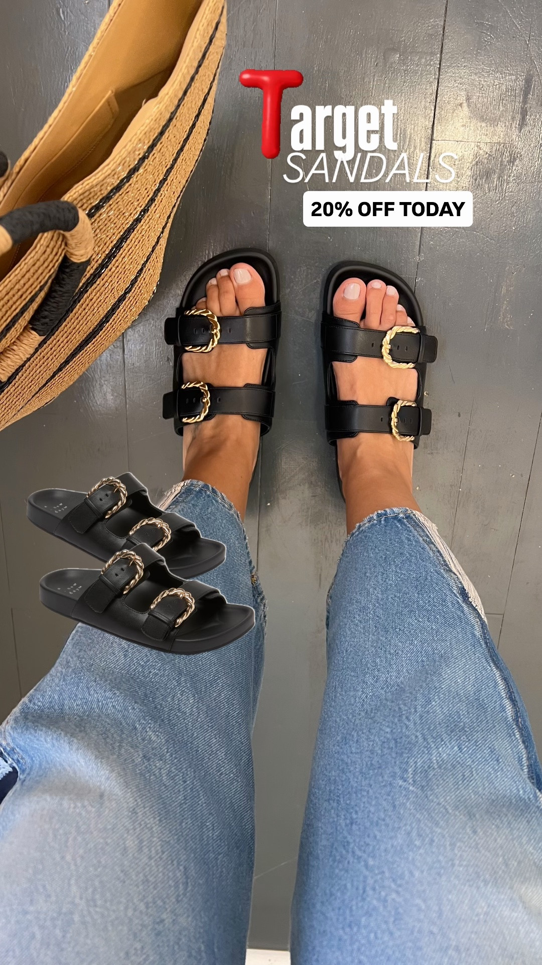 Target sandals. 20% off - so cute

#LTKootd #LTKMidsize #LTKSaleAlert