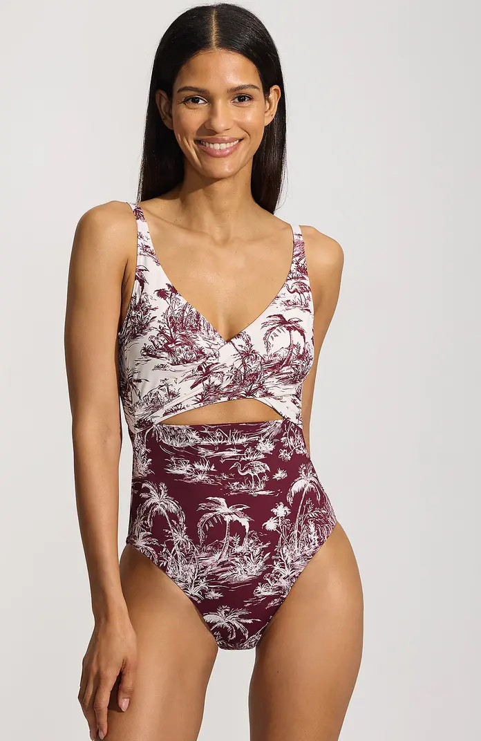 Wrap Monokini High Leg One Piece Swimsuit | Nordstrom