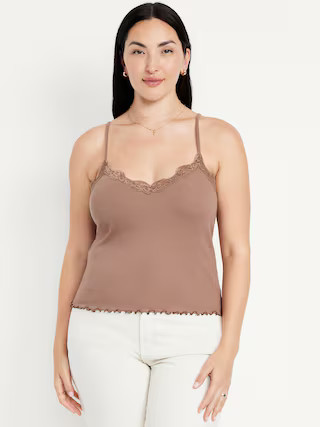 Lace-Trim Cami Tank Top | Old Navy (US)