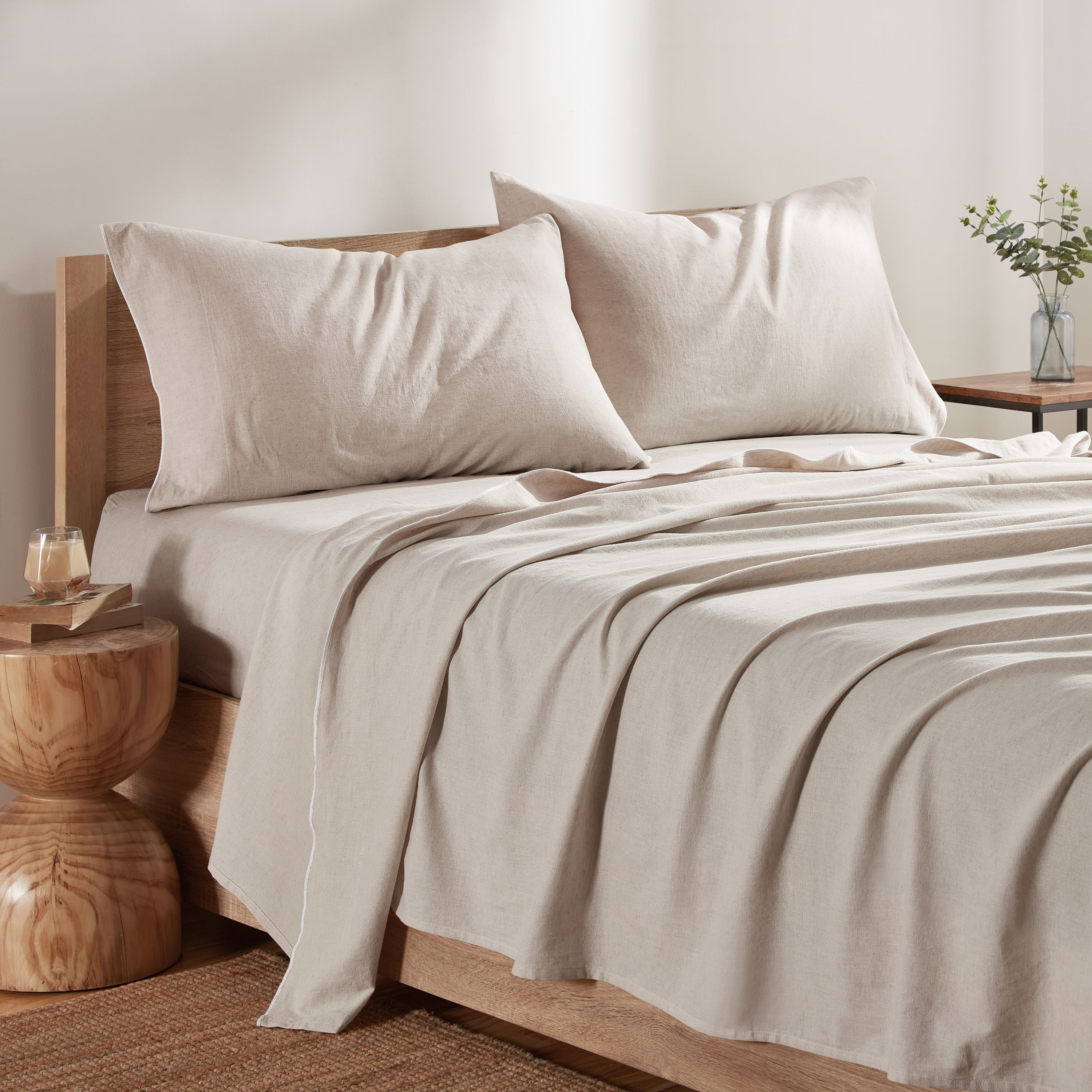DKNY PURE Washed Linen Sheet Set | Bed Bath & Beyond