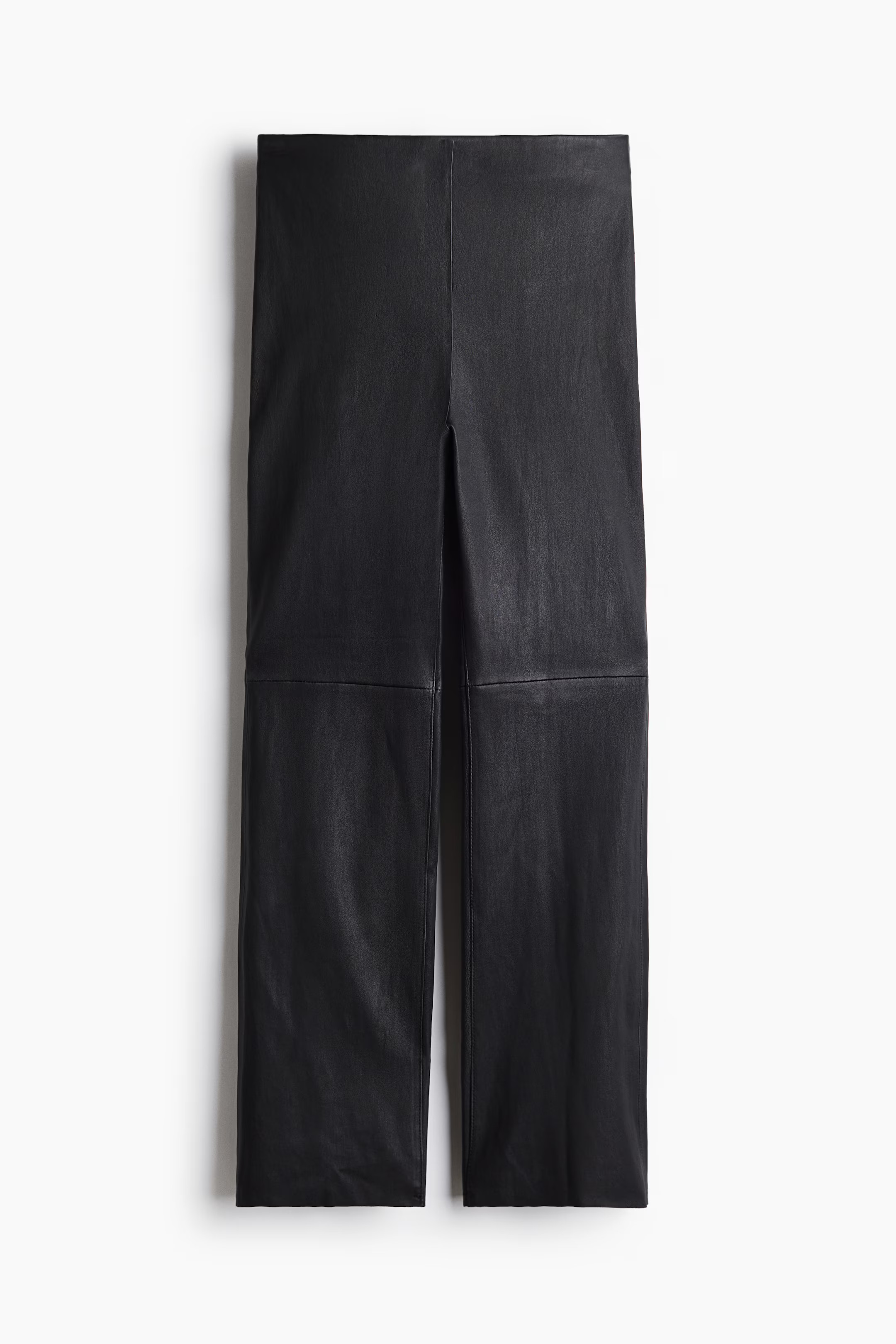 Straight leather trousers | H&M (UK, MY, IN, SG, PH, TW, HK)