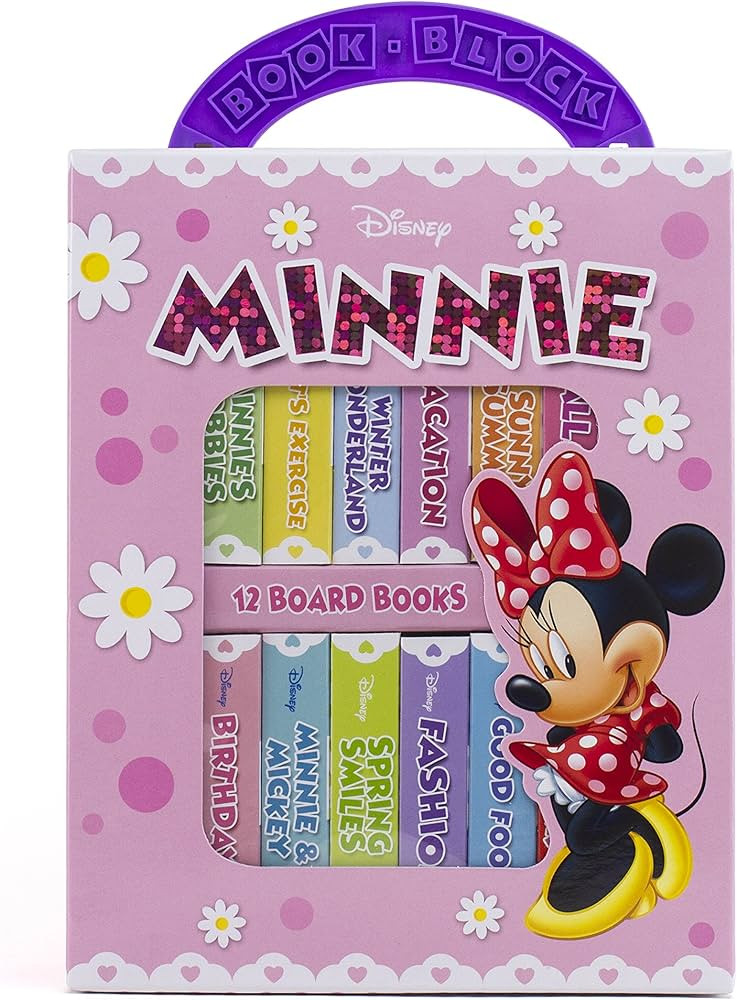 Disney Minnie Mouse - My First Library Board Book Block 12-Book Set - Great for Teaching First Wo... | Amazon (US)