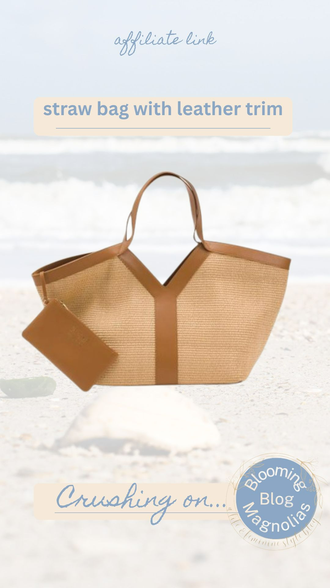 This straw bag with leather trim is perfect for spring and summer and is under $100! It also comes in black. 

Black straw bag. Spring bag. Trending bag. 

 