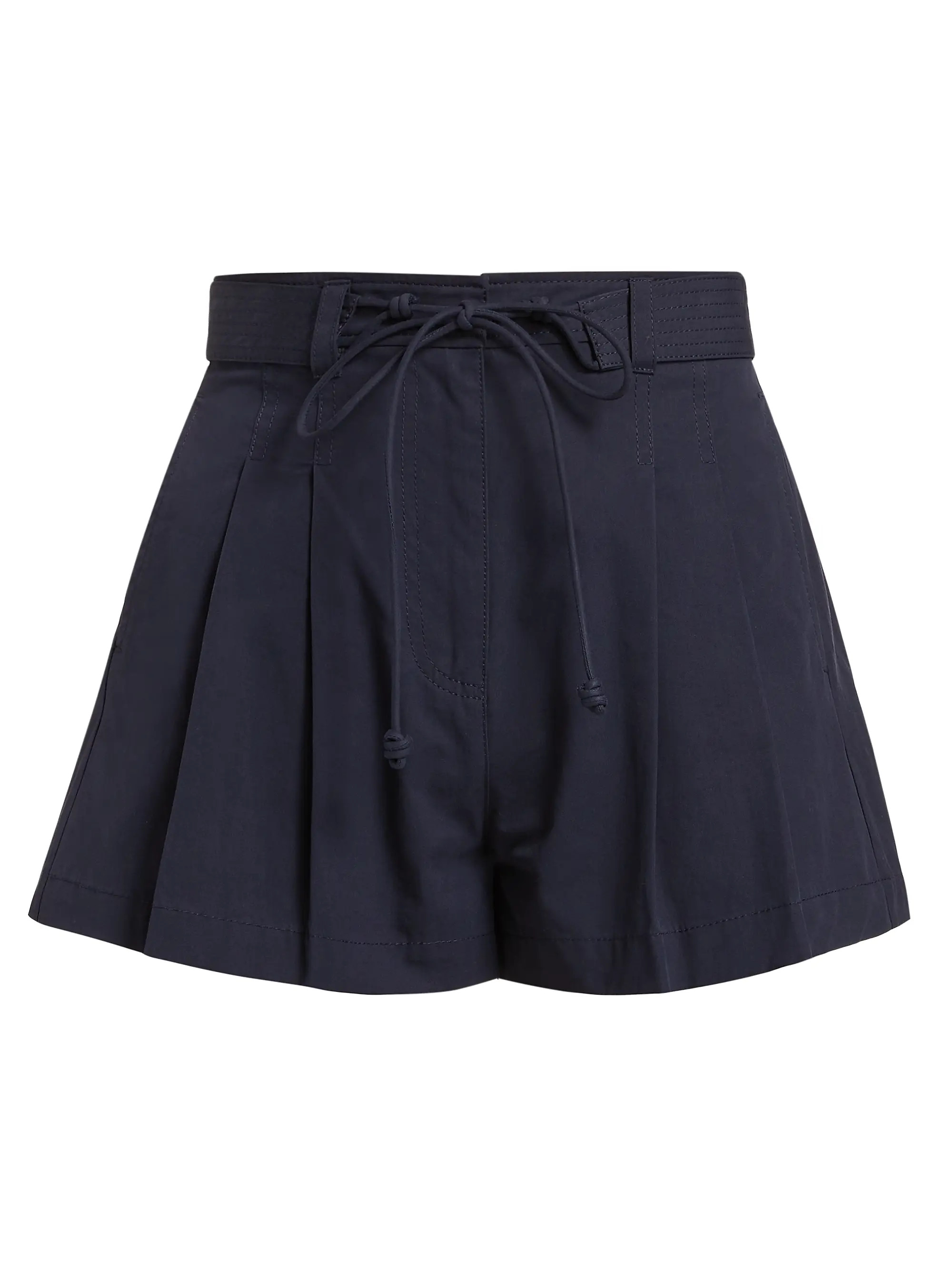 Ulla JohnsonIris Pleated High-Rise Wide-Leg Shorts | Saks Fifth Avenue