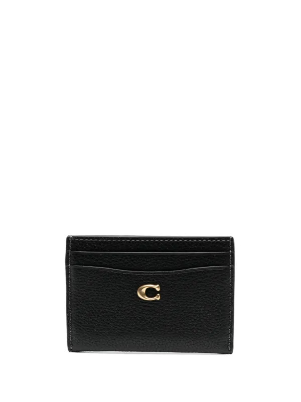 logo-plaque leather cardholder | Farfetch Global