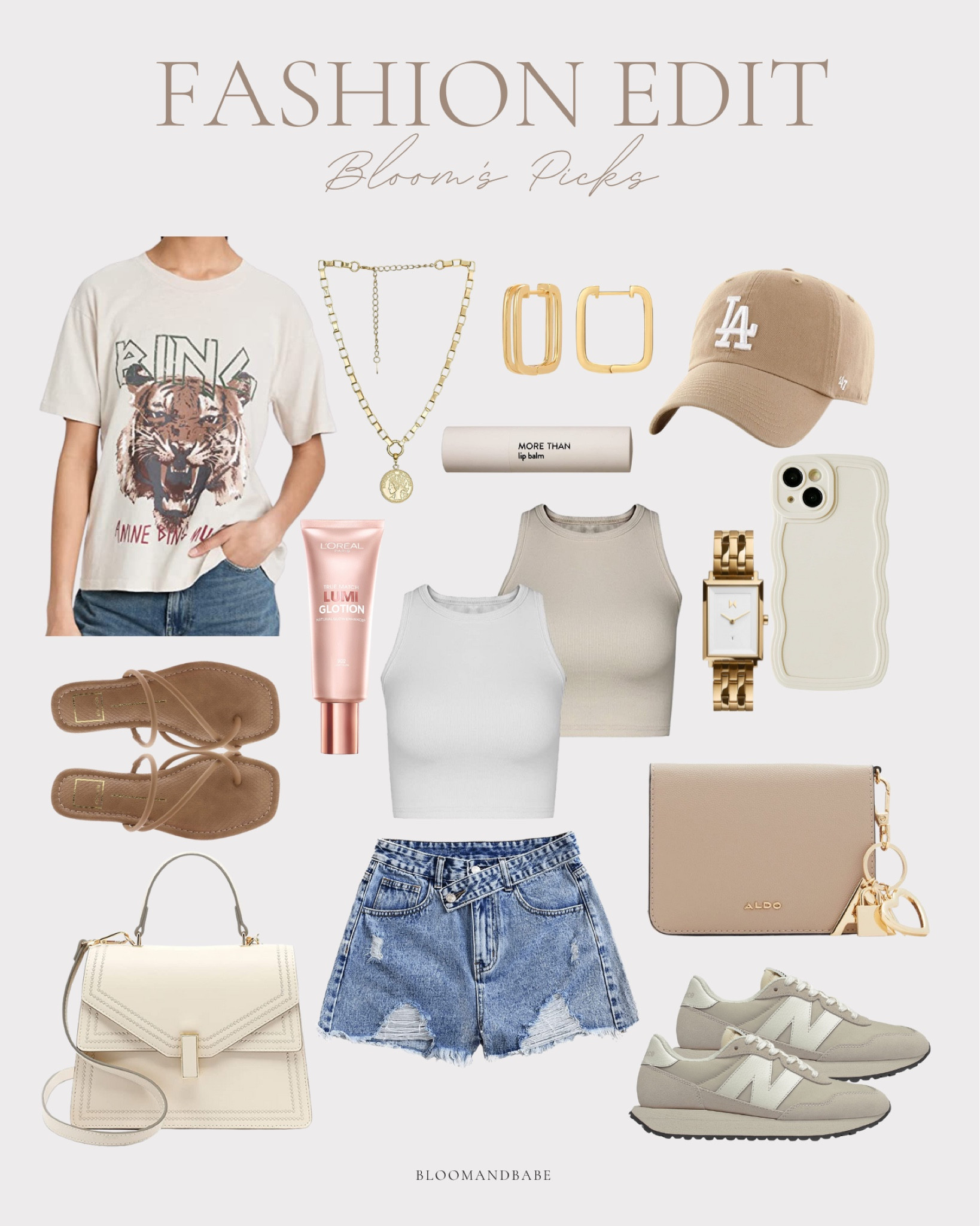 Amazon Fashion / Amazon neutral wardrobe / spring outfits / springs dresses / amazon beauty / amazon handbags / neutral sandals / spring sandals / spring handbags / amazon gold jewelry / spring hat / spring denim / 

#LTKshoecrush #LTKbeauty #LTKFind