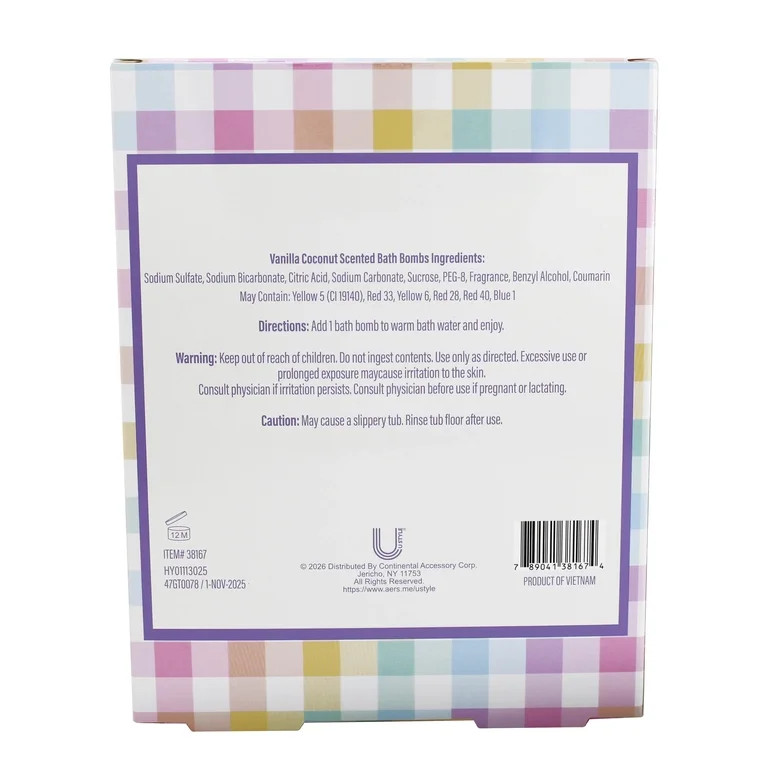 U Style 4 Piece Scented Bath Bombs in shape of Easter Eggs | Walmart (US)