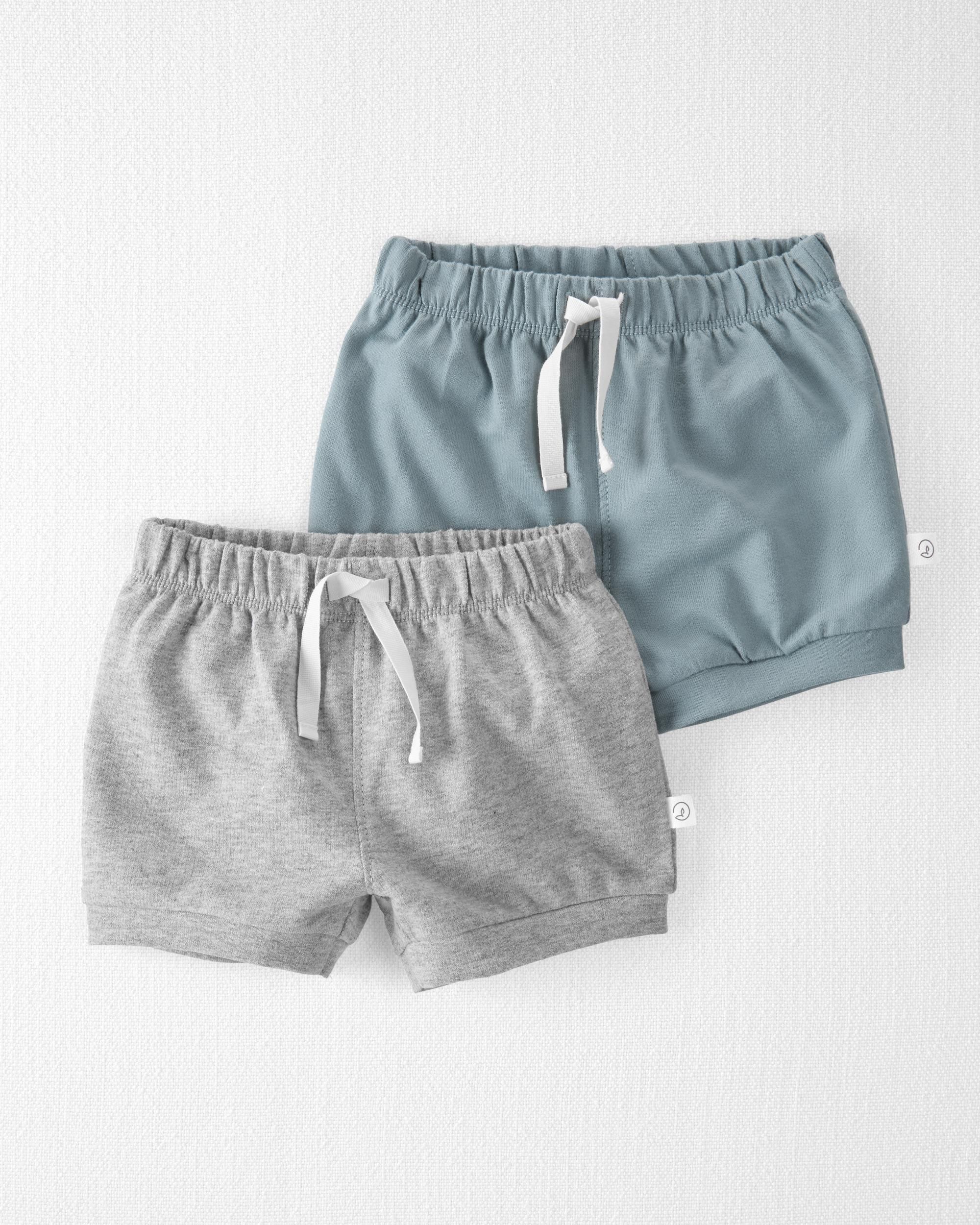 2-Pack Organic Cotton Shorts | Carter's