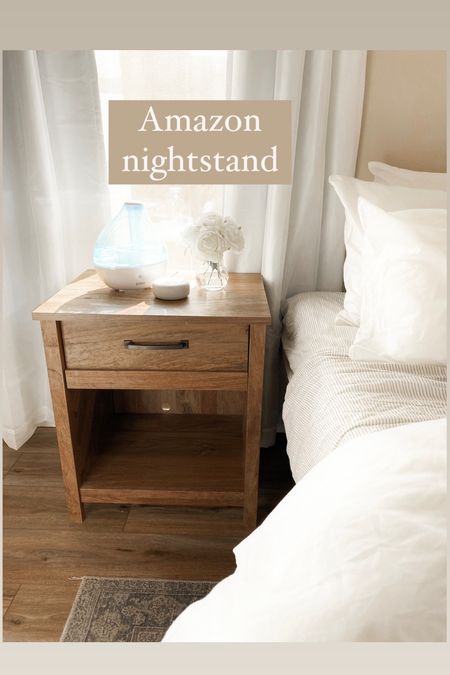 Amazon nightstand. Amazon home. Bedroom. Primary bedroom. 

#LTKsalealert #LTKhome