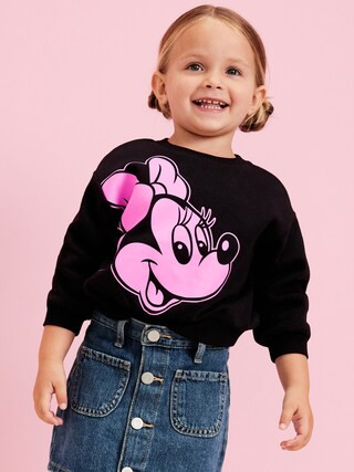 Old Navy x Disney© Minnie Mouse Crew-Neck Sweatshirt for Toddler Girls | Old Navy | Old Navy (US)