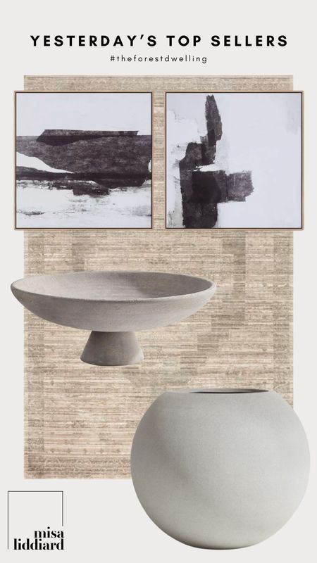 Linking the top sellers from yesterday. The beige Anzlie rug works great for indoor/outdoor and I love that it’s washable! The footed bowl is a staple in my decor, I like to fill it with a strand of sea glass. This sphere planter is one of my favorites, I have it in both gray and black.

#LTKstyletip #LTKhome