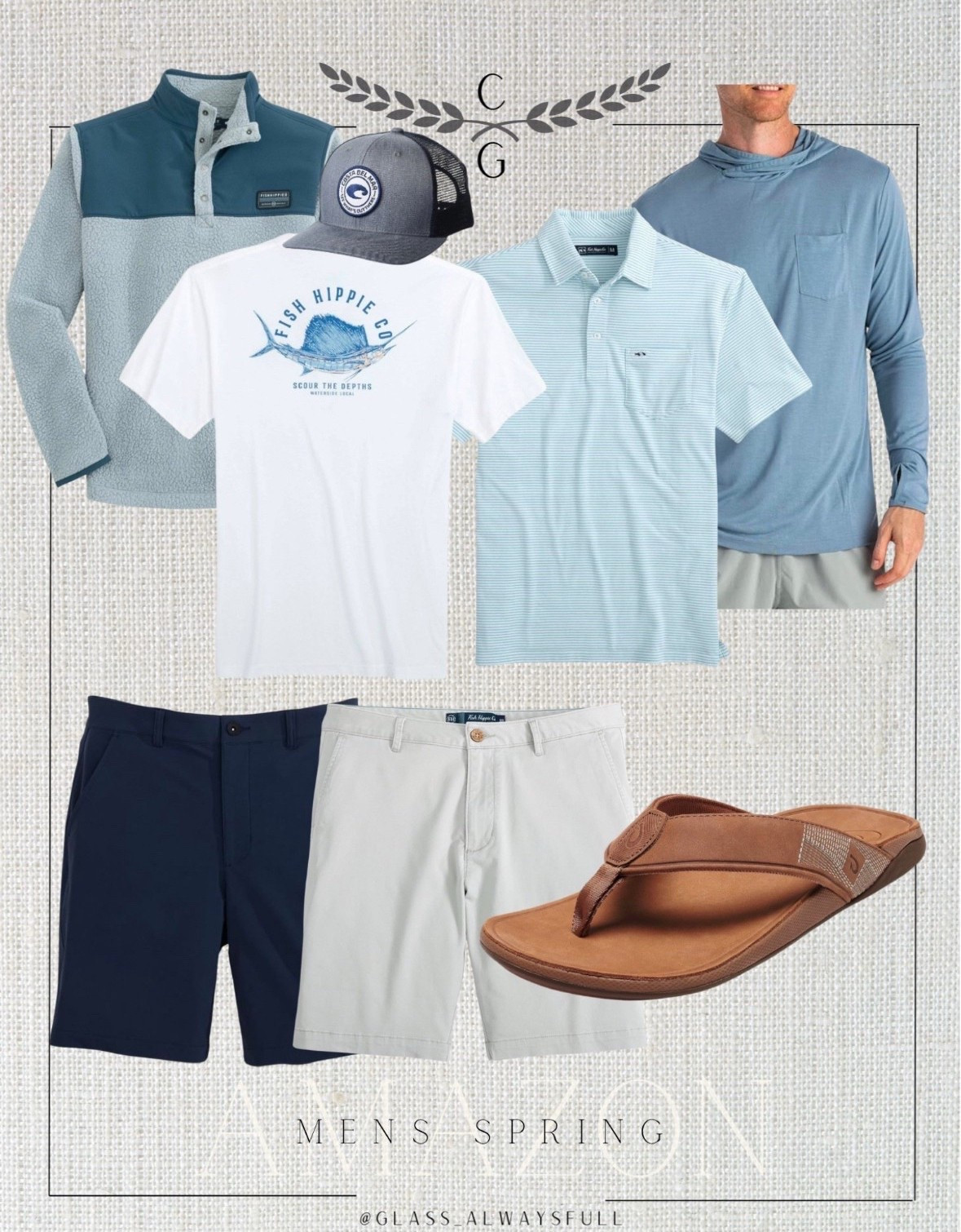 Amazon men’s outfit, men’s spring outfit, men’s summer outfit, men’s flip flops, men’s cap, men’s polo shirt, Easter, men’s golf shirt, men’s vacation outfit, Father's Day, men’s spring clothes, mens spring wardrobe, men’s wardrobe capsule, men’s shorts, Amazon men’s. Callie Glass @glass_alwaysfull 
#LTKmens #ltkgiftguide #ltkseasonal#LTKGiftGuide  #ltkseasonal #ltkmens #ltkfamily #LTKGiftGuide 


#LTKFamily #LTKMens #LTKSeasonal