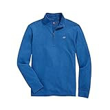 vineyard vines mens Saltwater 1/4-zip Pullover, Blue Depth, Medium US at Amazon Men’s Clothing ... | Amazon (US)