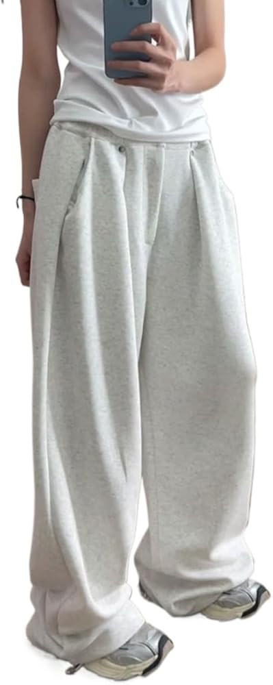 Women Y2k Pants Baggy Flare Sweat Pants Women Y2k Pants Wide Leg Sweatpants Women Y2k Sweatpants ... | Amazon (US)
