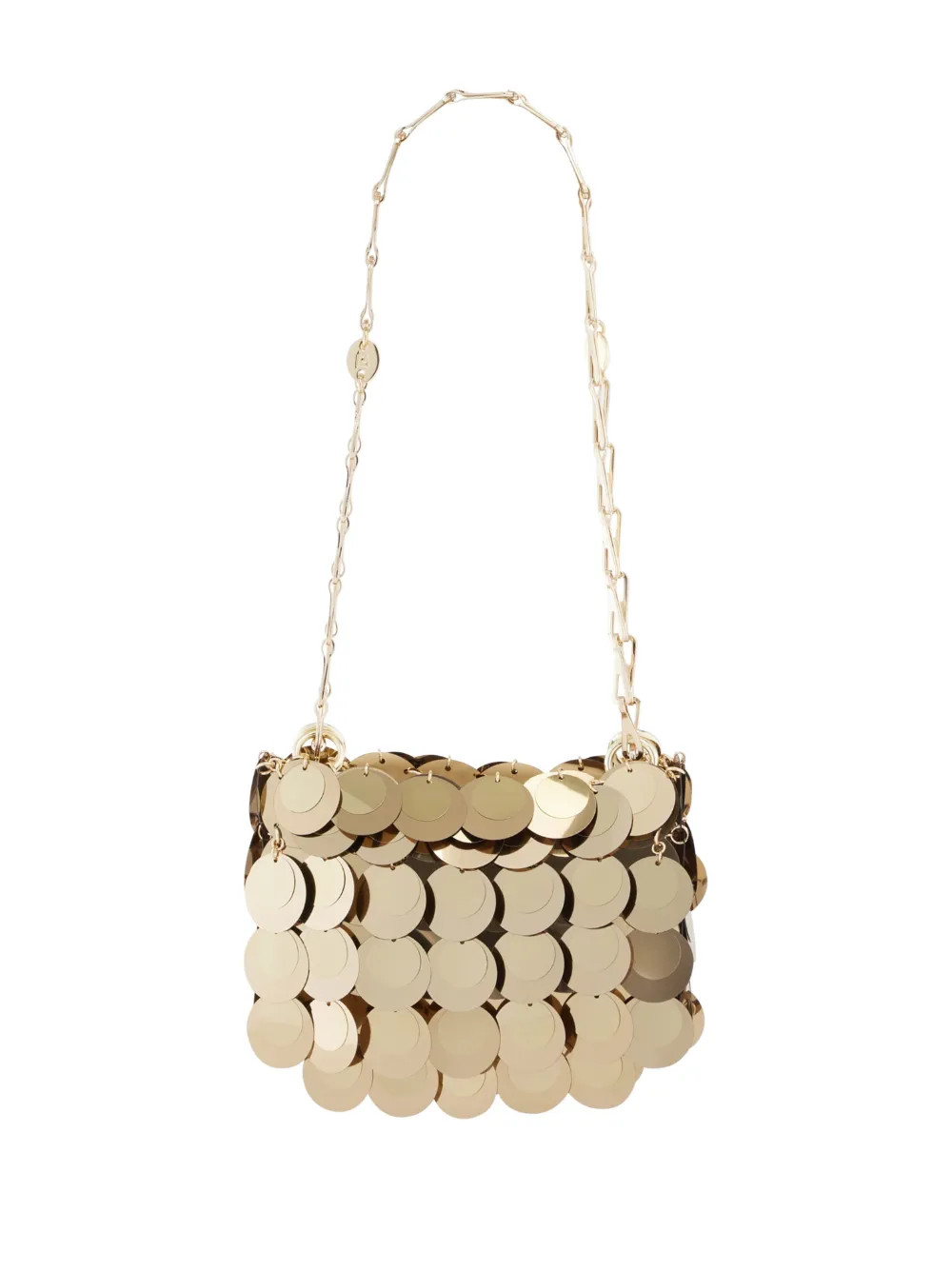 Rabanne Mini Sparkle Layered Bag | Gold | FARFETCH | Farfetch Global