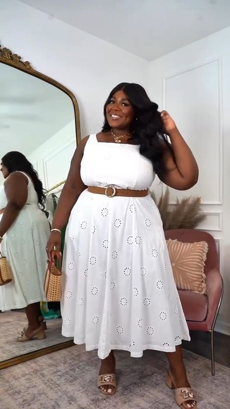 You can’t go wrong with this dress for spring and summer. The darling eyelet details are so sweet. Wearing and XXL. All accessories including belt are from Target! I’ve linked it all below. 

Vacation Outfit Inspo, Plus Size Spring Dress, Plus Size White Dresses, Graduation Dresss

#LTKsalealert #LTKplussize #LTKfindsunder50