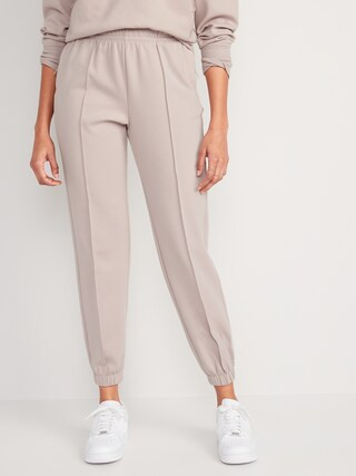 High-Waisted Dynamic Fleece Pintucked Sweatpants for Women | Old Navy (US)