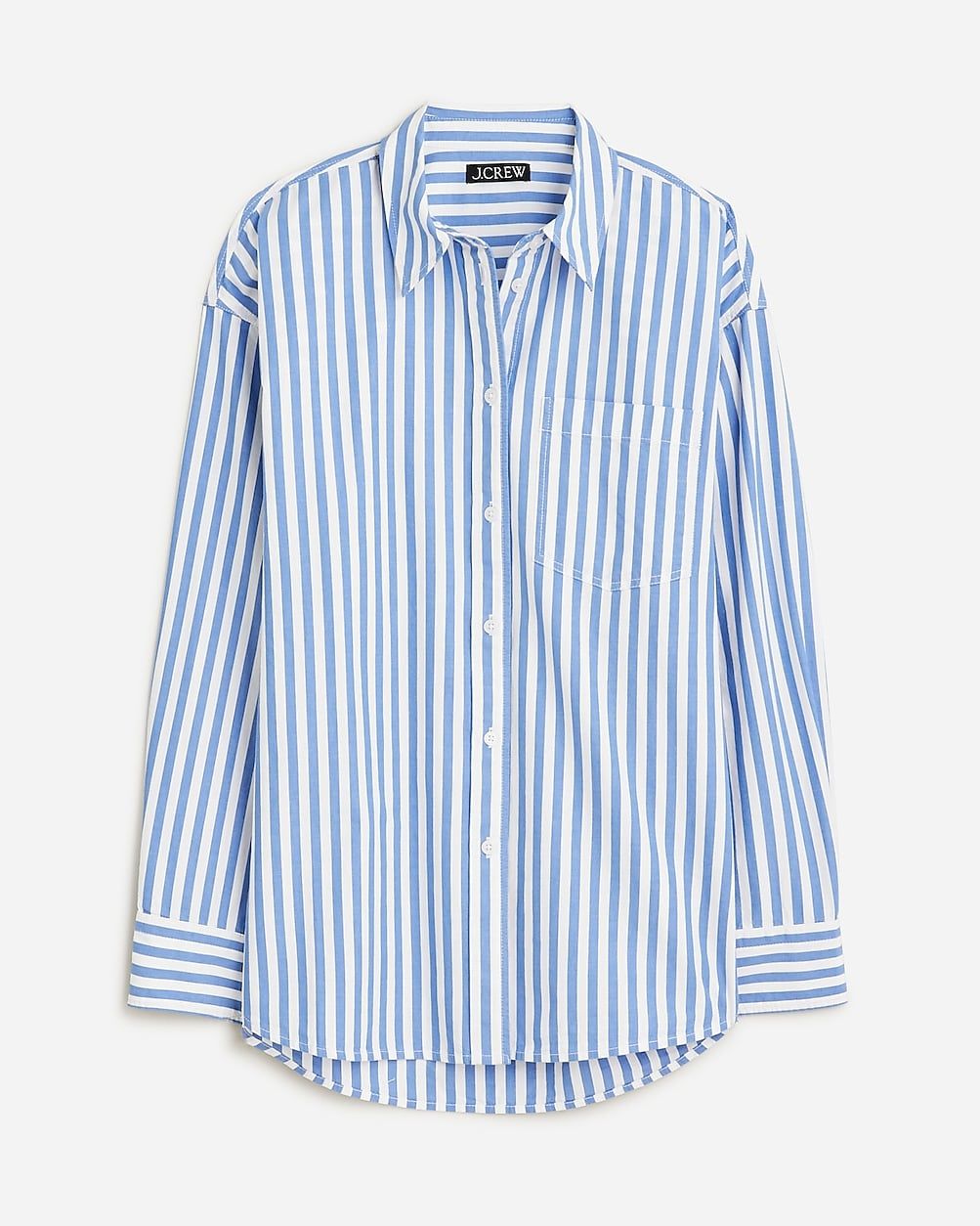 Étienne oversized shirt in striped lightweight oxford | J.Crew US