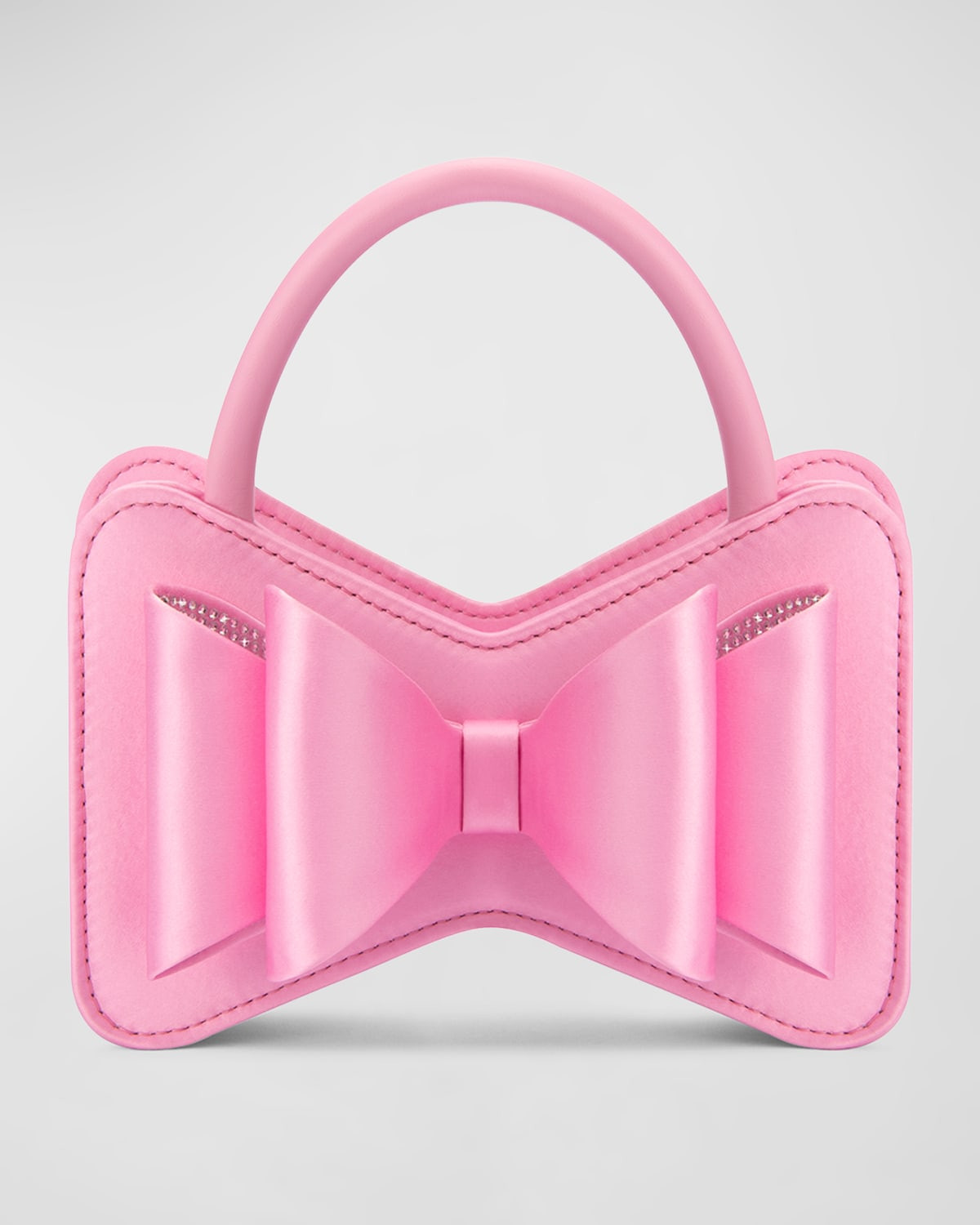 Le Cadeau Mini Bow Satin Top-Handle Bag | Neiman Marcus