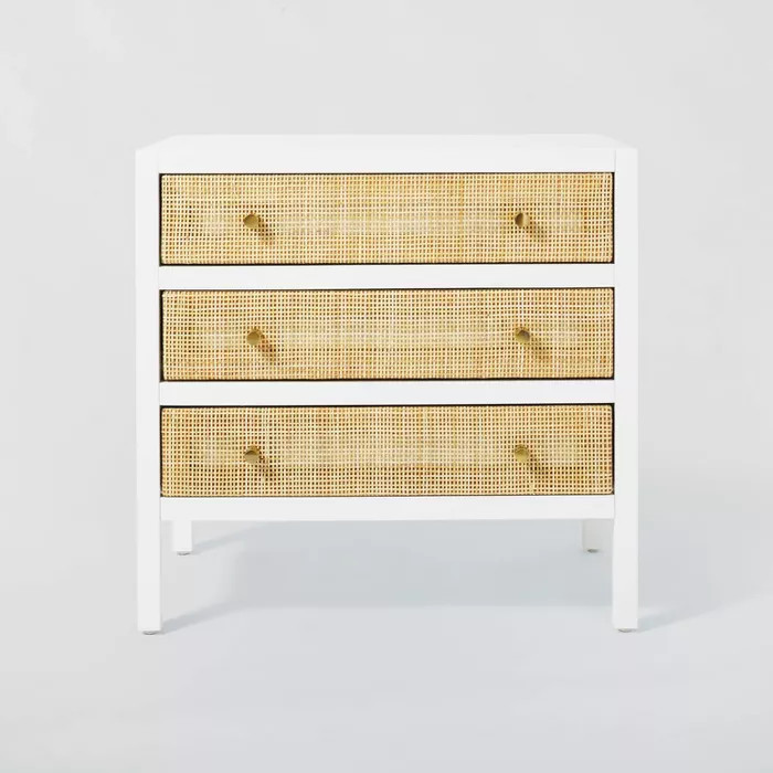 Springville 3 Drawer Nightstand White - Threshold™ designed with Studio McGee | Target
