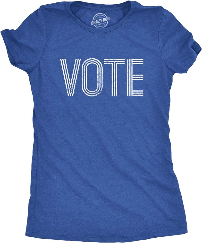 Womens Vote Tshirt 2020 Presidential Election USA America Graphic Novelty Tee | Amazon (US)
