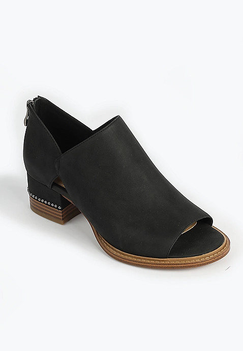 SuperCush Ciara Studded Block Heel Bootie | Maurices