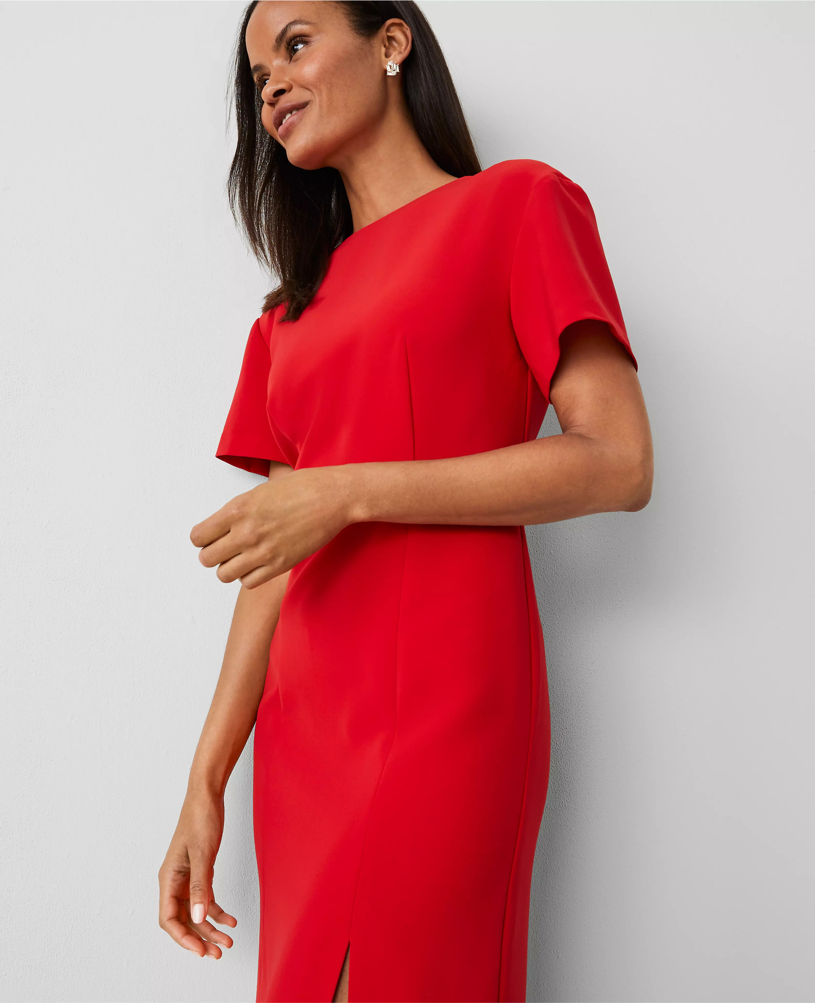 Dropped Sleeve Sheath Dress | Ann Taylor (US)