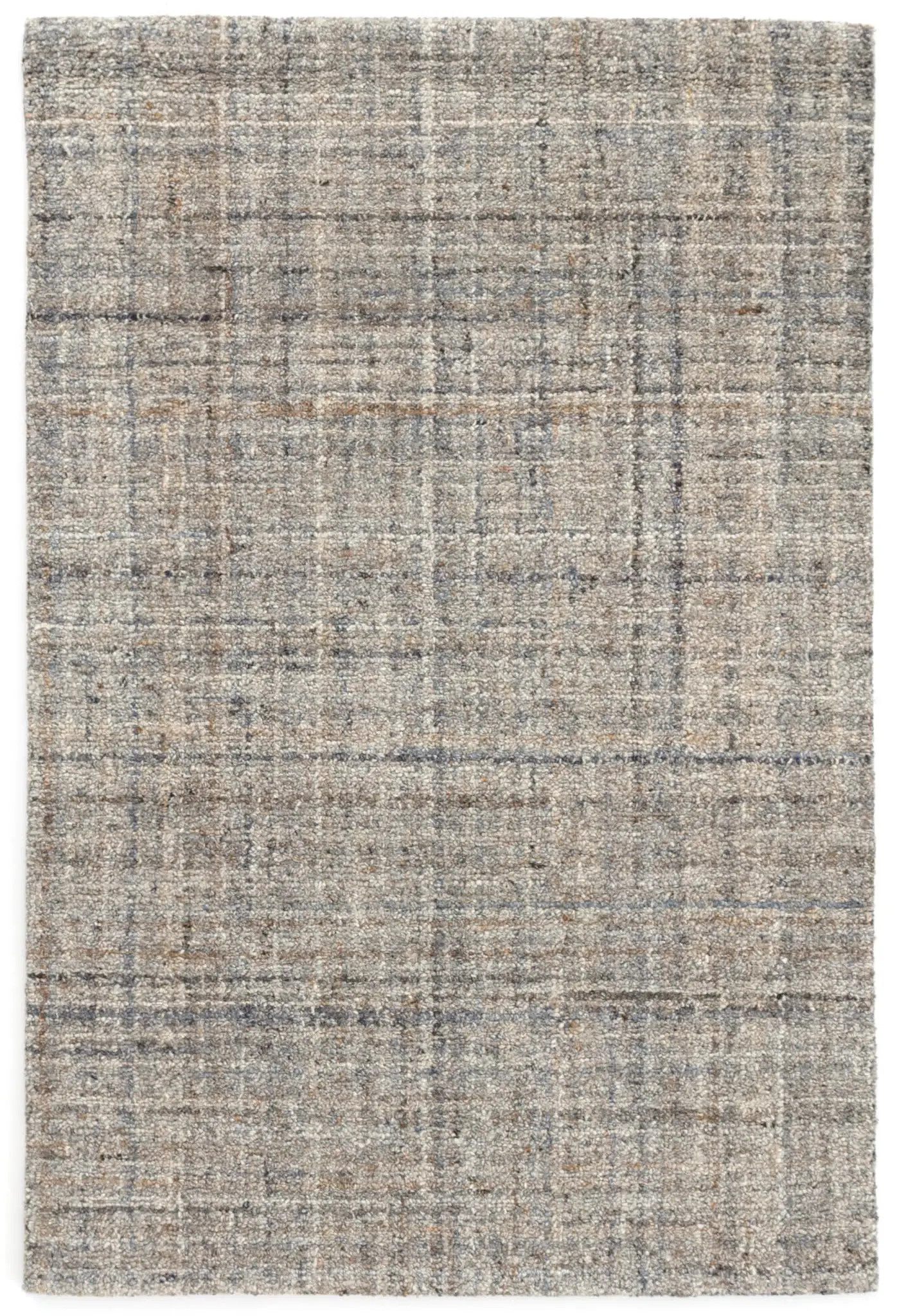 Color: Harris Hand Micro Hooked Wool Rug | Blue/Brown Blue/Brown swatchBlue/Brown Harris Hand Mic... | Rugs USA